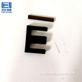 Piastra di laminazione EI in acciaio silicio in tela nera per nucleo del trasformatore/EI 28